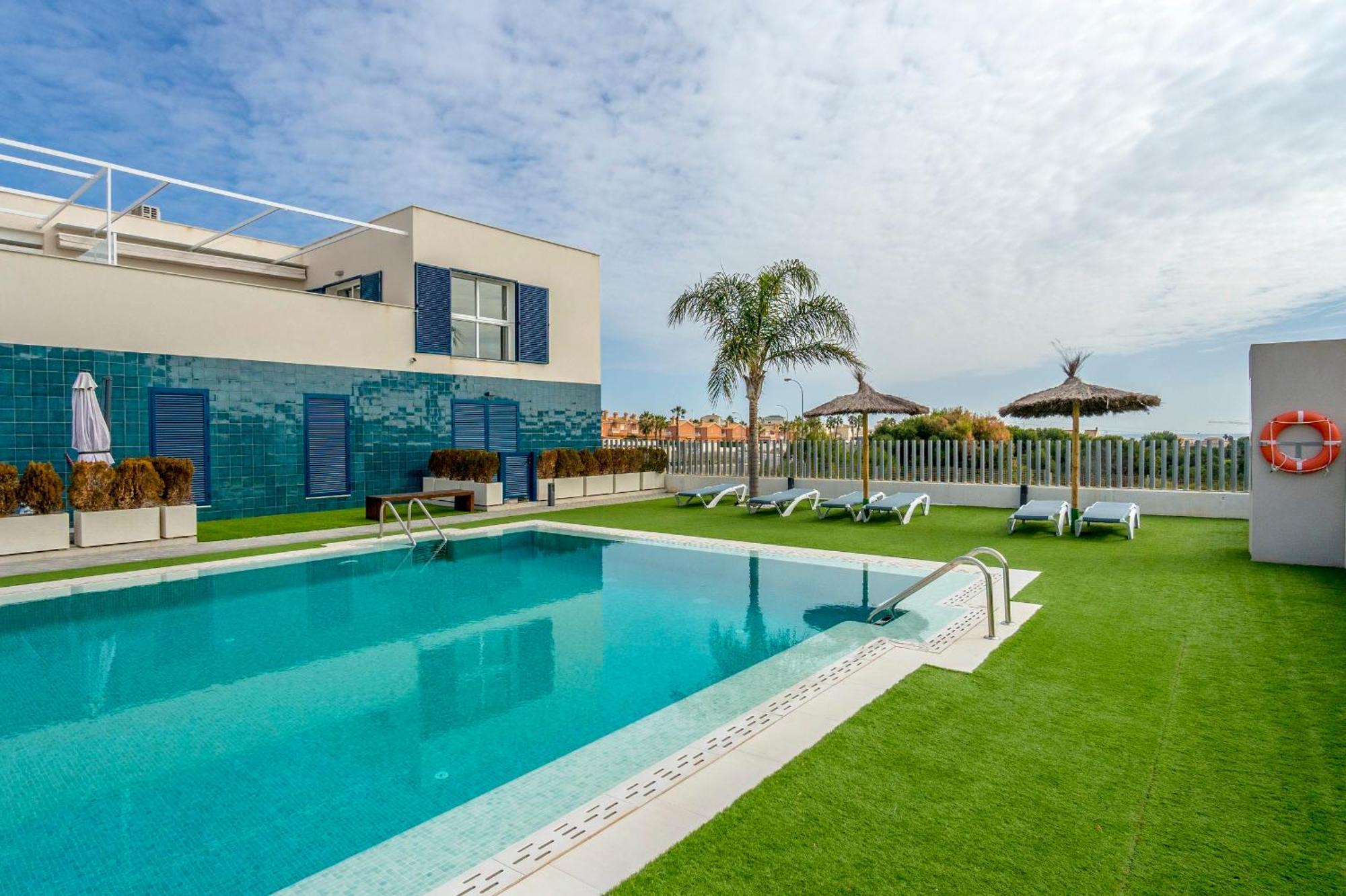 Turquesa Del Mar - Sun & Beach & Golf & Bike - Large Terrace Ground-Floor Spanish Apartment Dehesa de Campoamor  Dış mekan fotoğraf