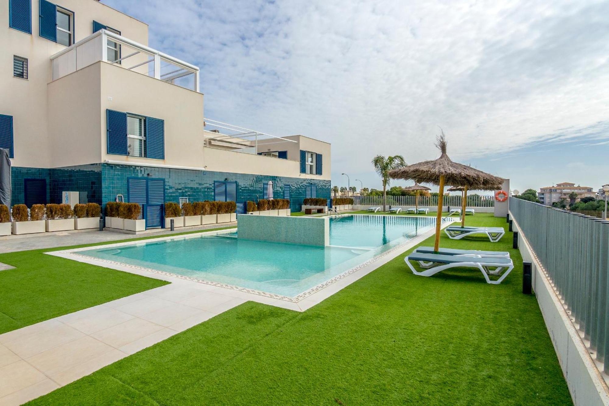 Turquesa Del Mar - Sun & Beach & Golf & Bike - Large Terrace Ground-Floor Spanish Apartment Dehesa de Campoamor  Dış mekan fotoğraf